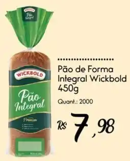Giassi Supermercados Pão de Forma Integral Wickbold oferta