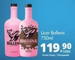 Delta Supermercados Licor balllena oferta