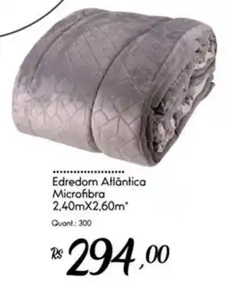 Giassi Supermercados Edredom Atlântica Microfibra oferta