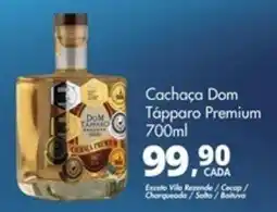 Delta Supermercados Cachaça Dom Tápparo Premium oferta