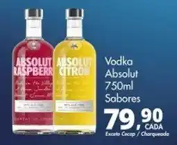 Delta Supermercados Vodka absolut sabores oferta