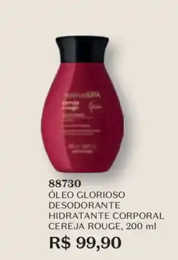 O Boticário Óleo glorioso desodorante corporal cereja rouge oferta
