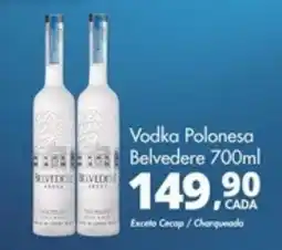 Delta Supermercados Vodka Polonesa Belvedere oferta