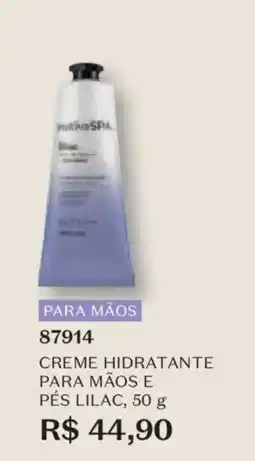 O Boticário creme hidratante para mãos e pés lilac oferta