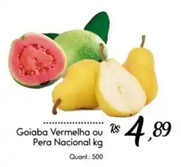 Giassi Supermercados Goiaba Vermelha ou Pera Nacional oferta