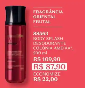 Body splash desodorante colônia ameixa*