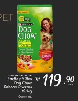 Giassi Supermercados Ração p/Cães Dog Chow Sabores Diversos oferta
