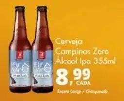 Delta Supermercados Cerveja Campinas Zero Álcool Ipa oferta