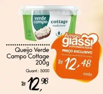 Giassi Supermercados Queijo Verde Campo Cottage oferta