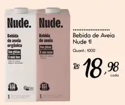 Giassi Supermercados Bebida de aveia nude oferta