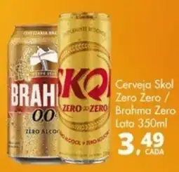 Delta Supermercados Cerveja Skol Zero Zero / Brahma Zero oferta