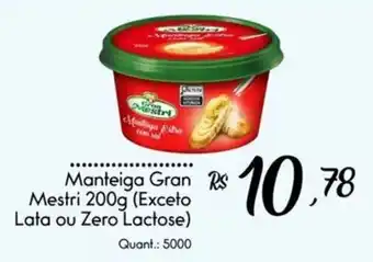 Giassi Supermercados Manteiga Gran Mestri oferta