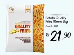 Giassi Supermercados batata quality fries oferta