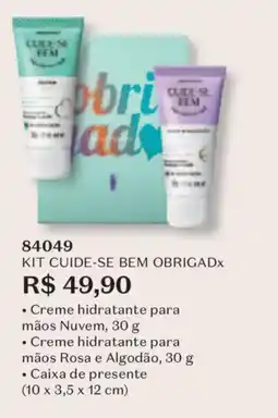 O Boticário kit cuide-se bem obrigadx oferta