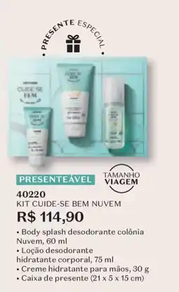 O Boticário Kit cuide-se bem nuvem oferta