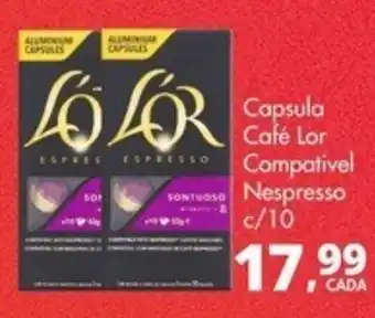 Capsula café lor compatível nespresso