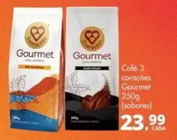 Delta Supermercados Café 3 corações Gourmet oferta
