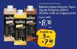 Giassi Supermercados Bebida Láctea Danone Yopro 15g de Proteínas 250ml oferta