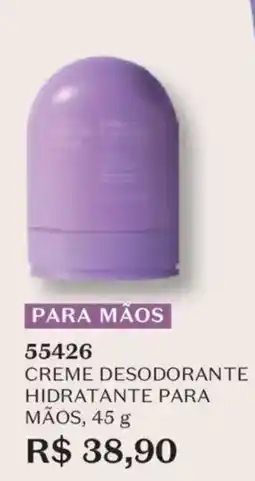 O Boticário Creme desodorante para mãos oferta