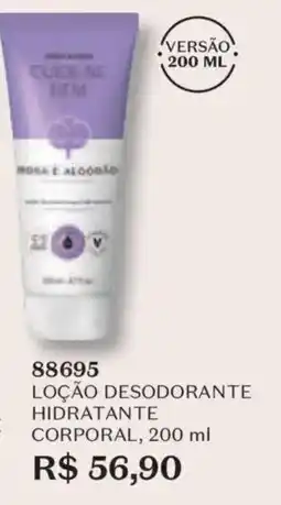 O Boticário Loção desodorante hidratante corporal oferta