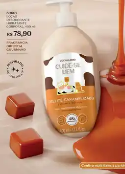 O Boticário Loção desodorante hidratante oferta