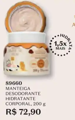 O Boticário Manteiga desodorante hidratante corporal oferta
