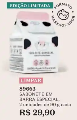 O Boticário Sabonete em barra especial oferta