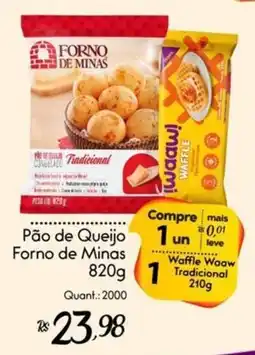 Giassi Supermercados Pão de Queijo Forno de Minas oferta