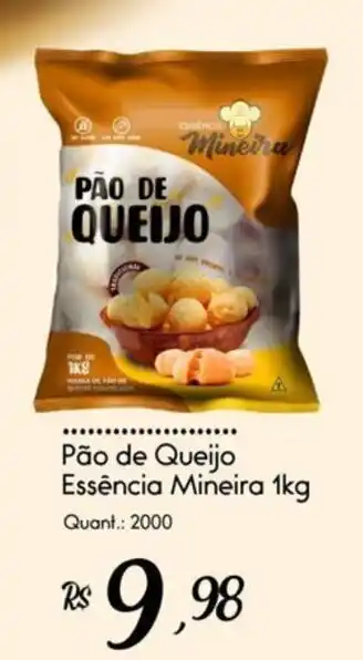 Giassi Supermercados Pão de Queijo Essência Mineira oferta