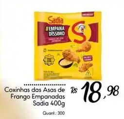 Giassi Supermercados Coxinhas das Asas de Frango Empanadas oferta
