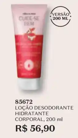 O Boticário Loção desodorante hidratante corporal oferta