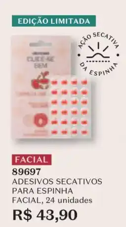 O Boticário Adesivos secativos para espinha facial oferta