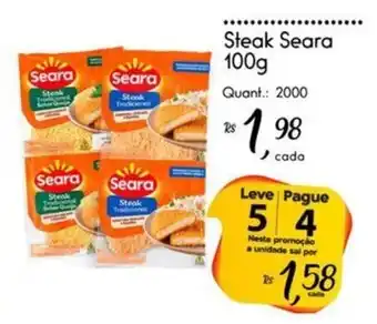 Giassi Supermercados Steak seara oferta