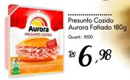 Giassi Supermercados Presunto cozido aurora fatiado oferta