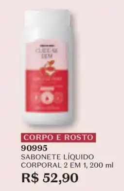 O Boticário Sabonete líquido corporal 2 em 1 oferta