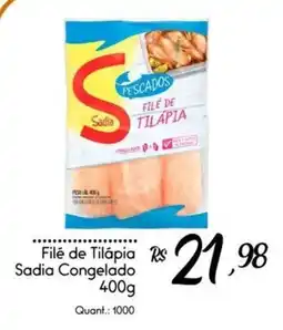 Giassi Supermercados Filé de Tilápia Sadia oferta