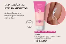 O Boticário Creme hidratante deslizante para lâmina oferta