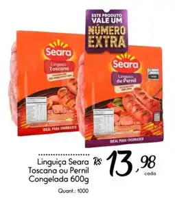 Giassi Supermercados Linguiça Seara Toscana ou Pernil oferta