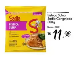 Giassi Supermercados Bisteca Suína oferta