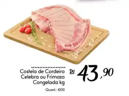 Giassi Supermercados Costela de Cordeiro Celebra ou Frimazoz Congelada oferta