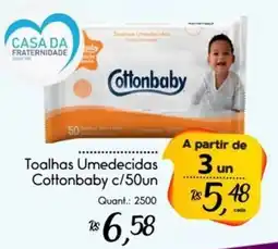 Giassi Supermercados Toalhas Umedecidas Cottonbaby oferta