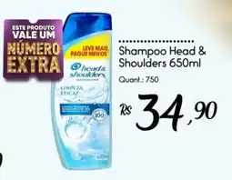 Giassi Supermercados Shampoo head & shoulders oferta