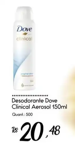 Giassi Supermercados Desodorante Dove Clinical Aerosol oferta