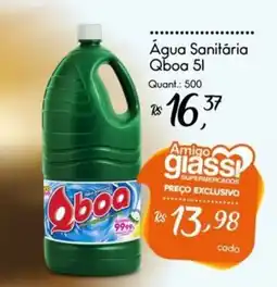 Giassi Supermercados Água Sanitária Qbooa 5l oferta