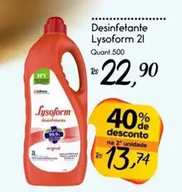 Giassi Supermercados Desinfetante lysoform 2l oferta