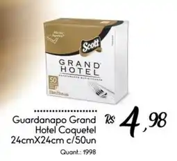 Giassi Supermercados Guardanapo grand hotel coquetel oferta