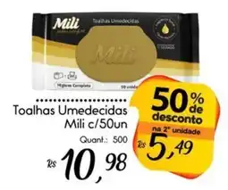 Giassi Supermercados Toalhas Umedecidas Mili oferta