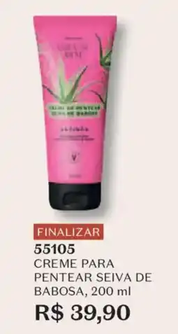 O Boticário Creme para pentear seiva de babosa oferta