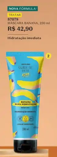 O Boticário Máscara banana oferta