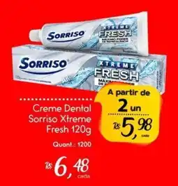 Giassi Supermercados Creme Dental Sorriso Xtreme Fresh oferta
